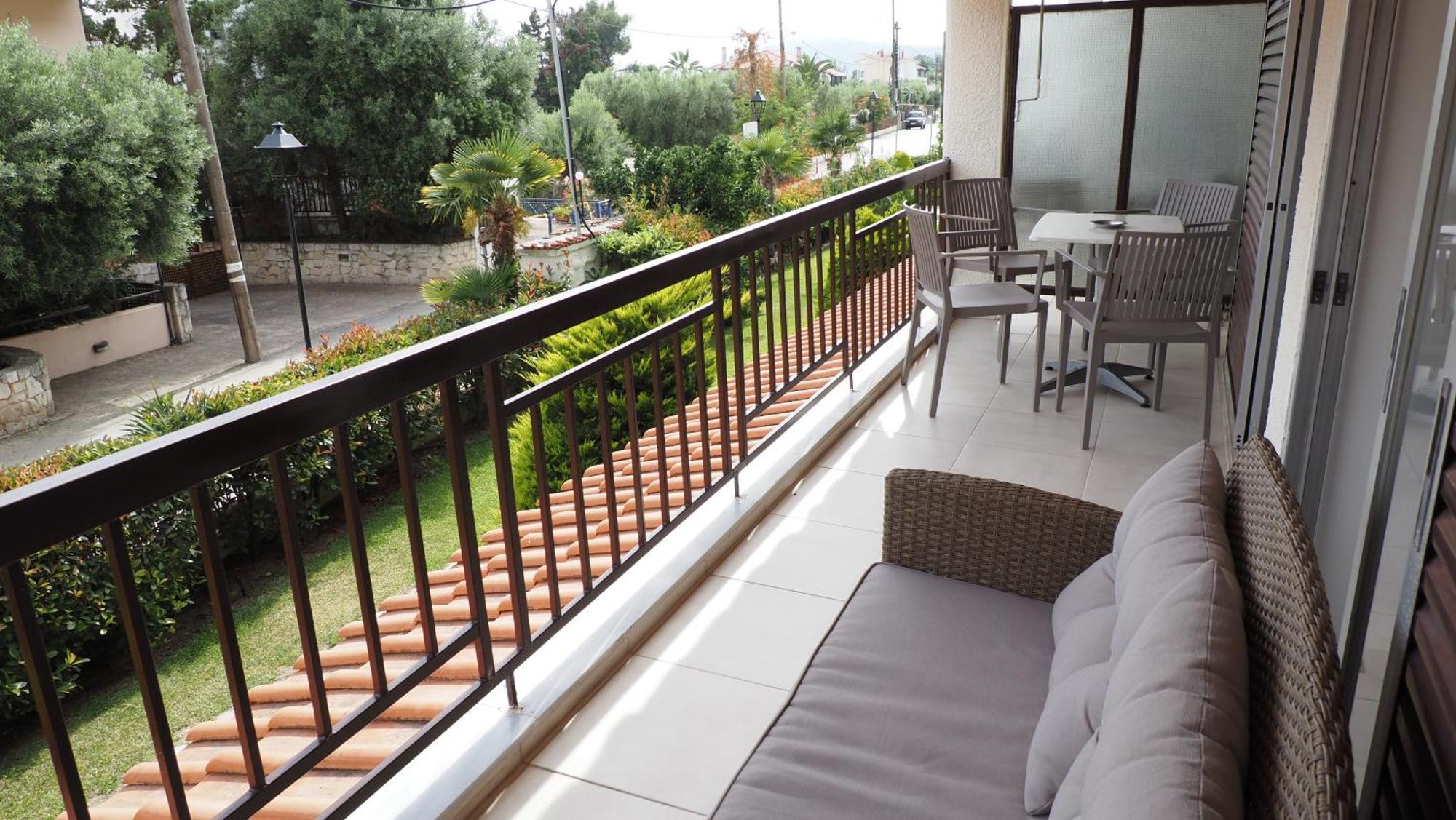 Amalthea Apart otel Mola Kalyva Dış mekan fotoğraf